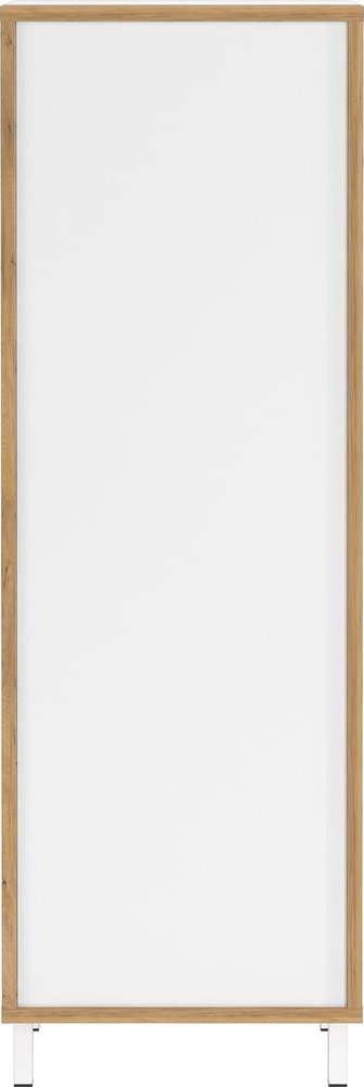 Bílá vysoká/úzká koupelnová skříňka 39x120 cm Topeka – Germania Germania