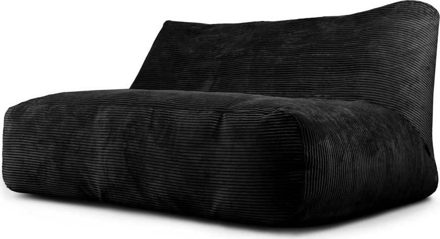 Černý manšestrový sedací vak Sofa Tube 160 – SLOWDOWN SLOWDOWN