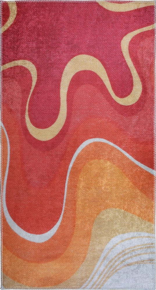 Červený/oranžový pratelný koberec 60x100 cm Colors of Joy – Vitaus Vitaus