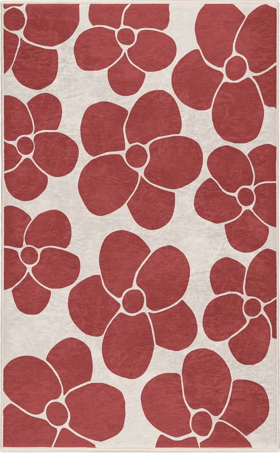 Červený pratelný koberec 60x100 cm Red Meadow – Mila Home Mila Home