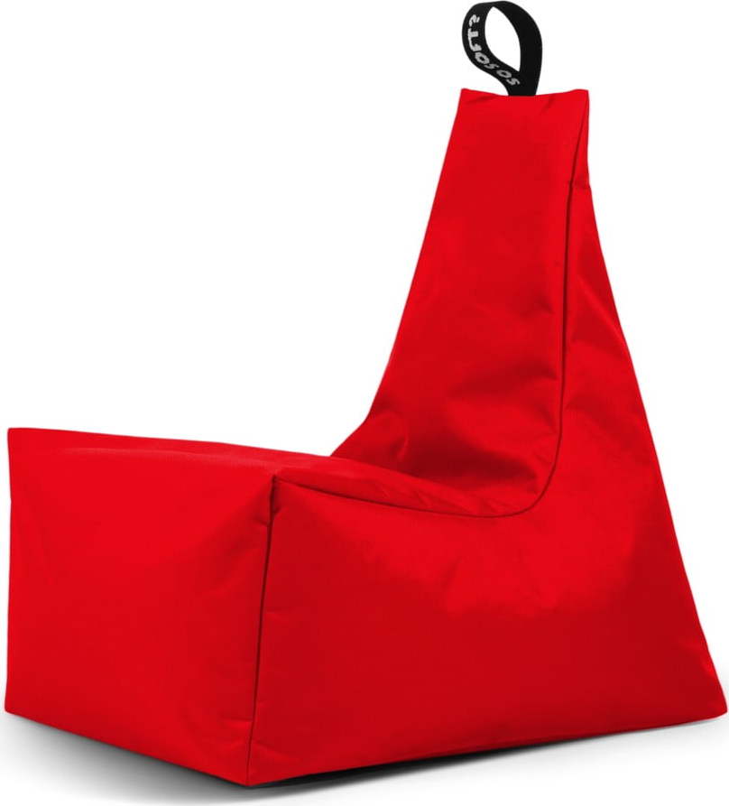 Červený sedací vak Icy XL – So Soft? So Soft?