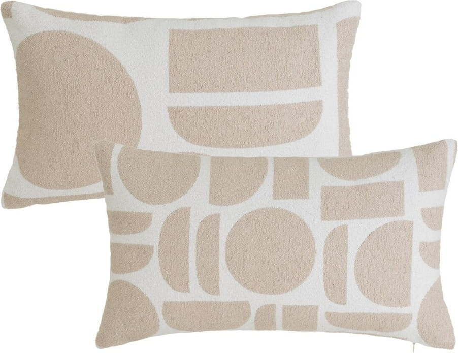 Dekorační polštáře z materiálu bouclé v sadě 2 ks 30x50 cm Mid Century – Casa Selección Casa Selección