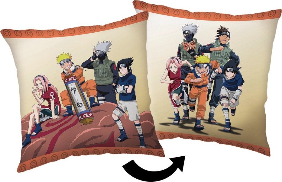 Dětský polštářek 40x40 cm Naruto – Jerry Fabrics Jerry Fabrics
