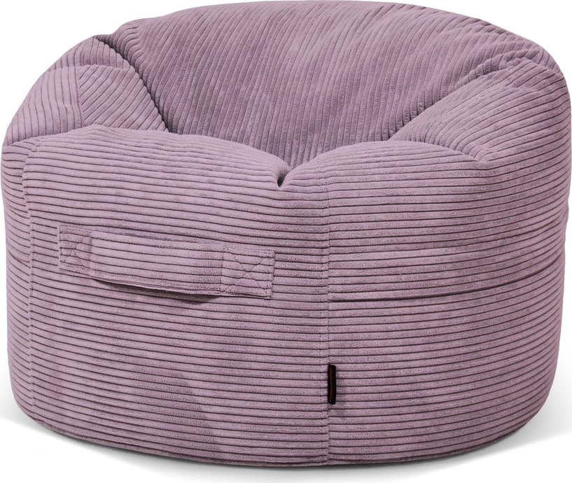 Fialový manšestrový dětský sedací vak Roll 80 – SLOWDOWN SLOWDOWN