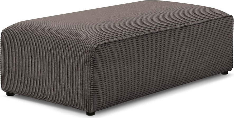 Hnědá manšestrová modulární podnožka Megeve – Bobochic Paris Bobochic Paris