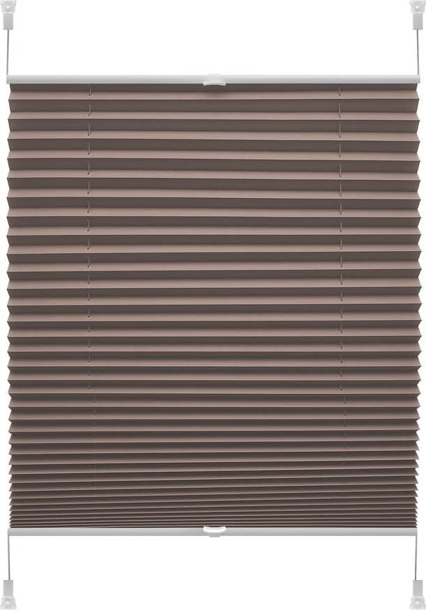 Hnědá roleta 57x150 cm Plisé Verona – Gardinia Gardinia