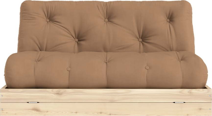 Hnědá rozkládací pohovka 145 cm Flip – Karup Design Karup Design