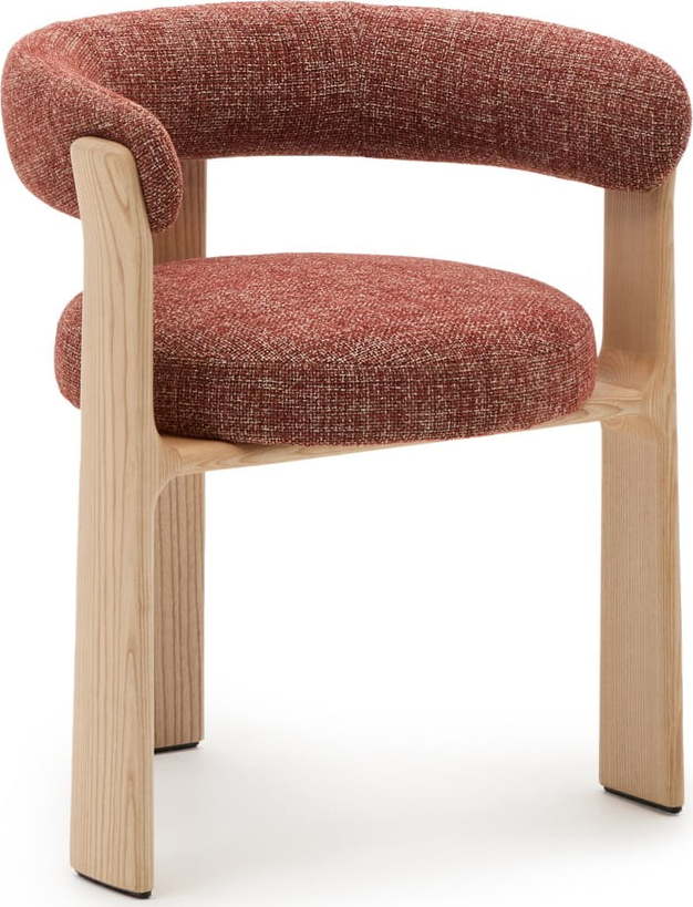 Jídelní židle z jasanového dřeva v přírodní barvě/v terakotové barvě Granite – Kave Home Kave Home