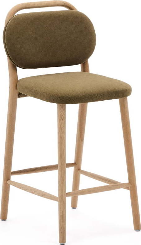 Khaki barová židle (výška sedáku 66 cm) Helda – Kave Home Kave Home