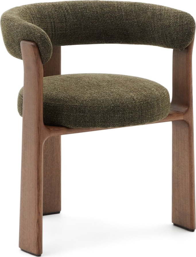 Khaki/hnědá jídelní židle z jasanového dřeva Granite – Kave Home Kave Home