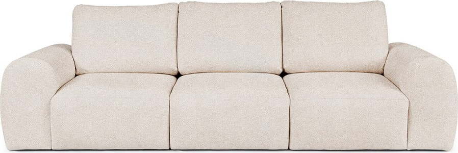 Krémová pohovka z textilie bouclé 287 cm Mirel – Rodier Rodier