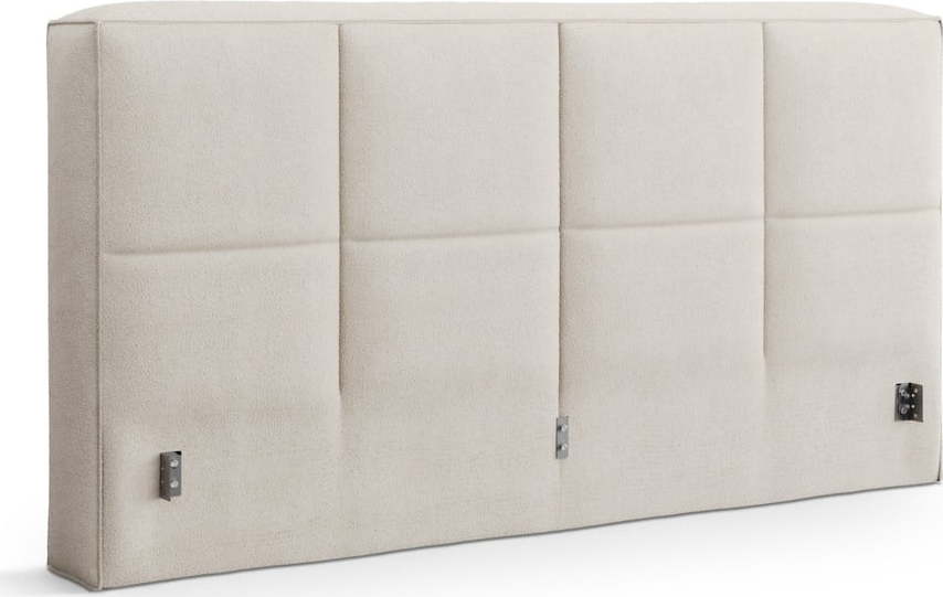 Krémové čalouněné čelo postele 249x100 cm Darren – Micadoni Micadoni