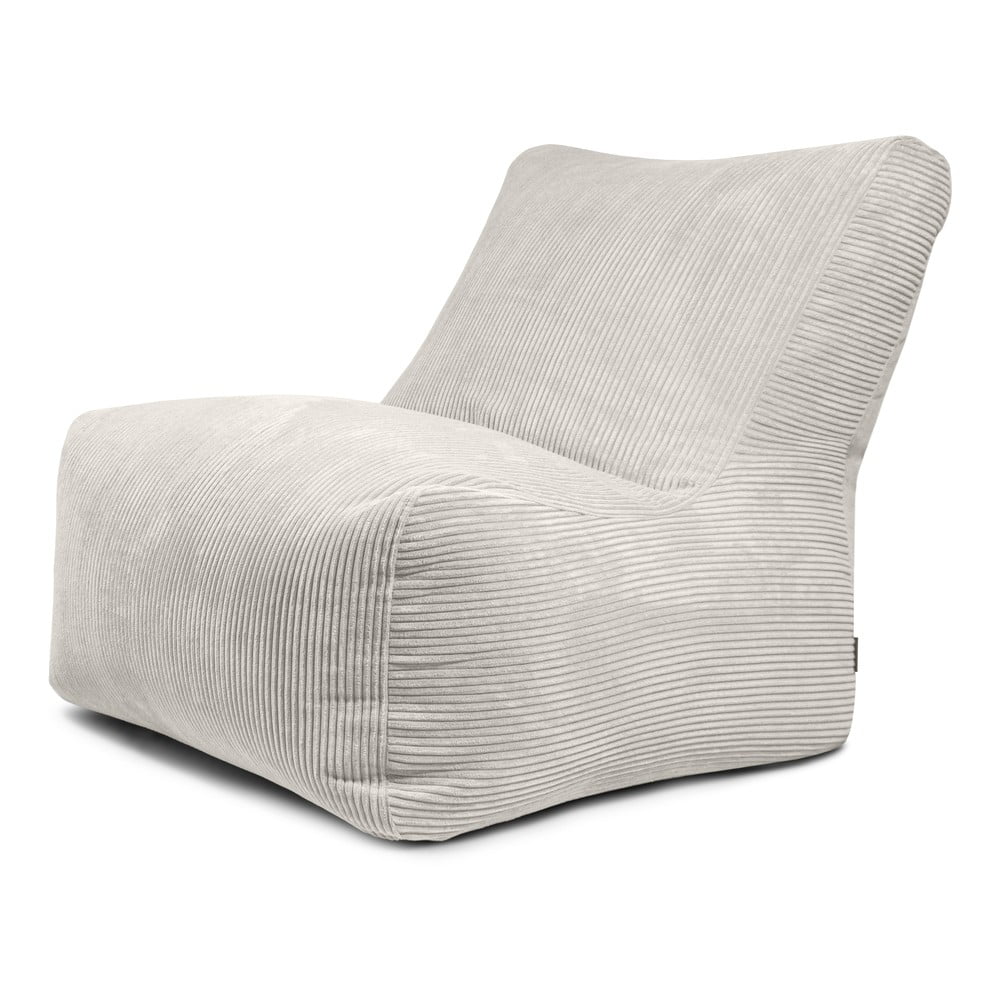 Krémový manšestrový sedací vak Seat 100 Lounge – SLOWDOWN SLOWDOWN
