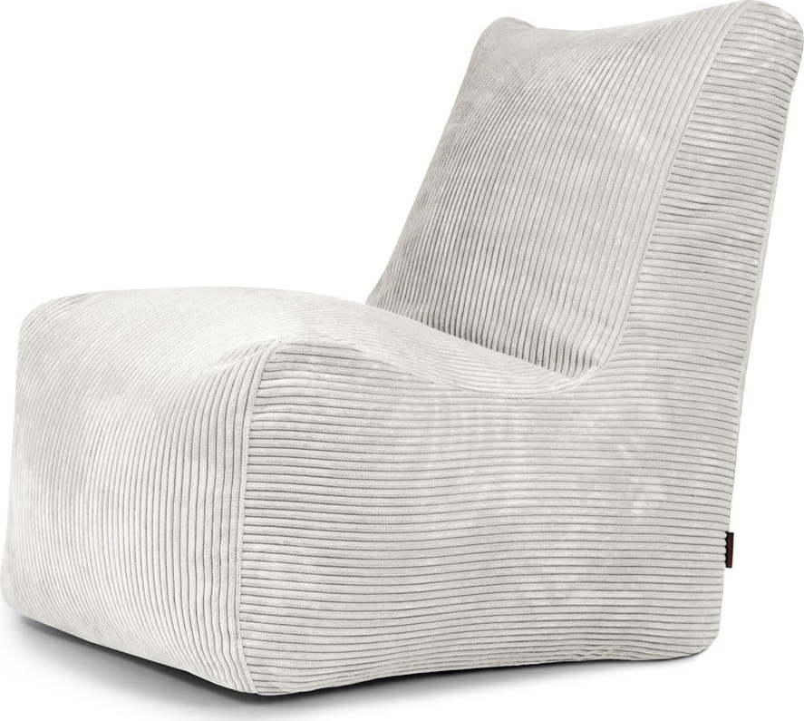 Krémový manšestrový sedací vak Seat Lounge – SLOWDOWN SLOWDOWN