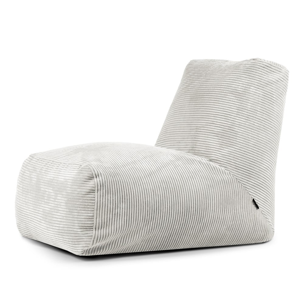 Krémový manšestrový sedací vak Tube – SLOWDOWN SLOWDOWN