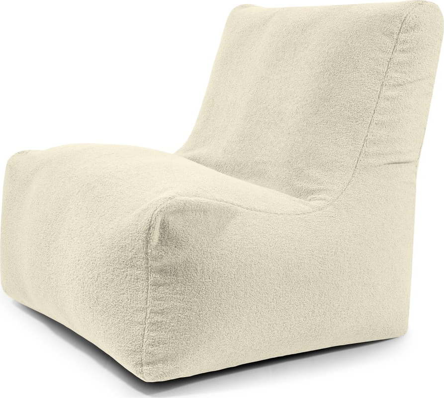 Krémový sedací vak z textilie bouclé Seat 100 Lounge – SLOWDOWN SLOWDOWN