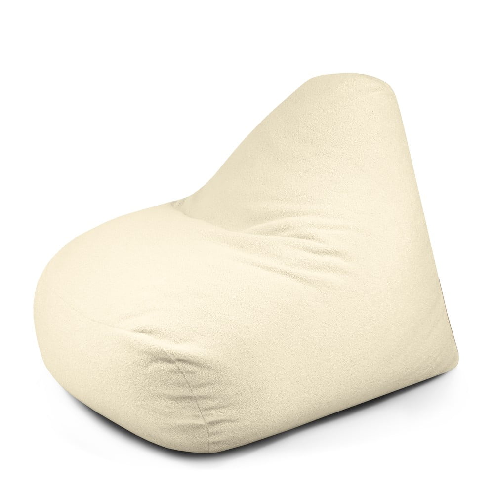 Krémový sedací vak z textilie bouclé Snug 100 – SLOWDOWN SLOWDOWN