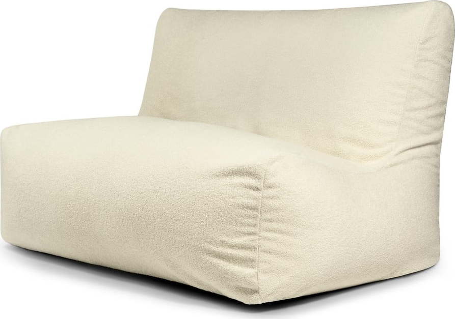 Krémový sedací vak z textilie bouclé Sofa Seat Lounge – SLOWDOWN SLOWDOWN