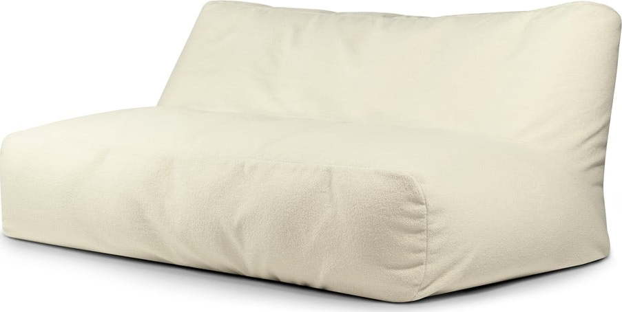 Krémový sedací vak z textilie bouclé Sofa Tube 190 – SLOWDOWN SLOWDOWN