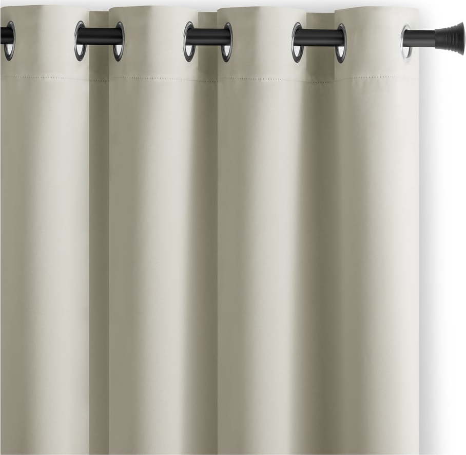 Krémový zatemňovací závěs 140x245 cm Eyelets – Restilo Restilo