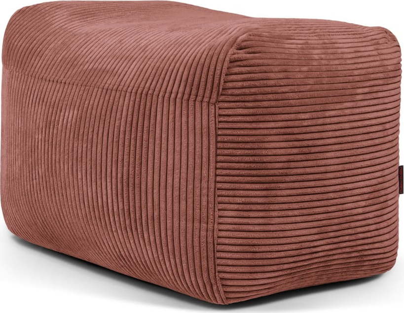 Manšestrový sedací vak v cihlové barvě Plus 70 Lounge – SLOWDOWN SLOWDOWN