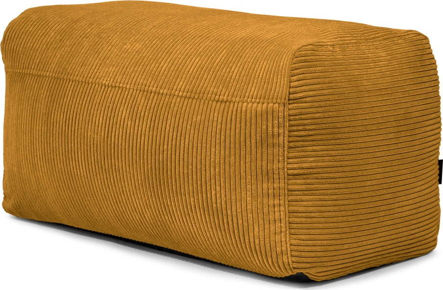 Manšestrový sedací vak v hořčicové barvě Plus 100 Lounge – SLOWDOWN SLOWDOWN