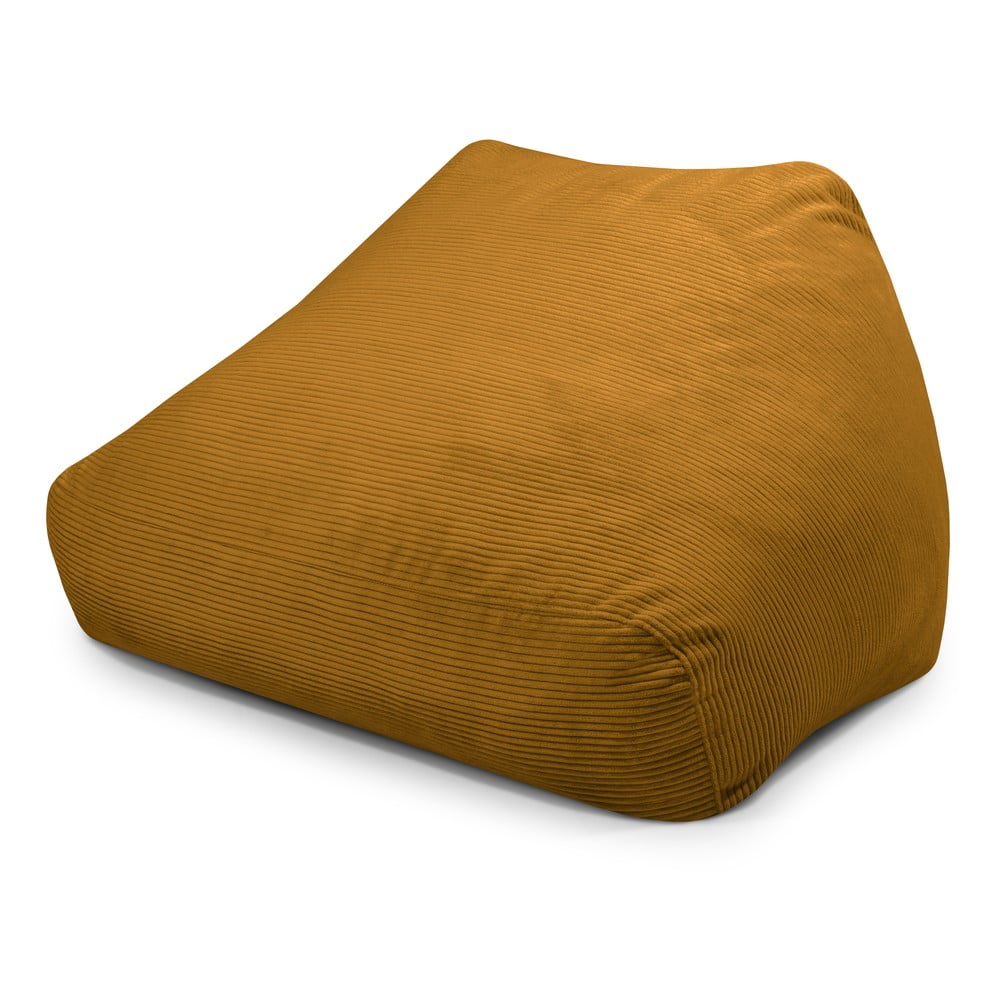 Manšestrový sedací vak v hořčicové barvě Sofa Snug – SLOWDOWN SLOWDOWN
