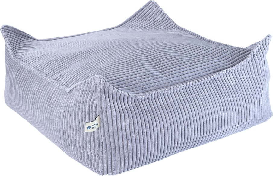 Modrý manšestrový dětský sedací vak Square – Wigiwama Wigiwama