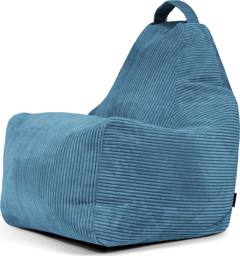 Modrý manšestrový sedací vak Play Amuse – SLOWDOWN SLOWDOWN