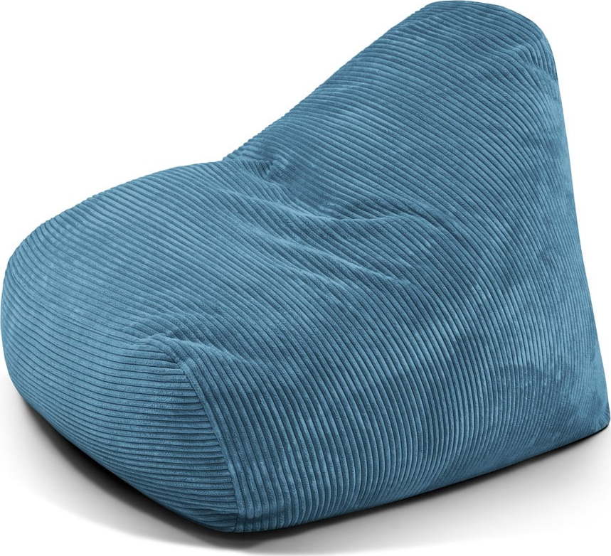 Modrý manšestrový sedací vak Snug 100 – SLOWDOWN SLOWDOWN