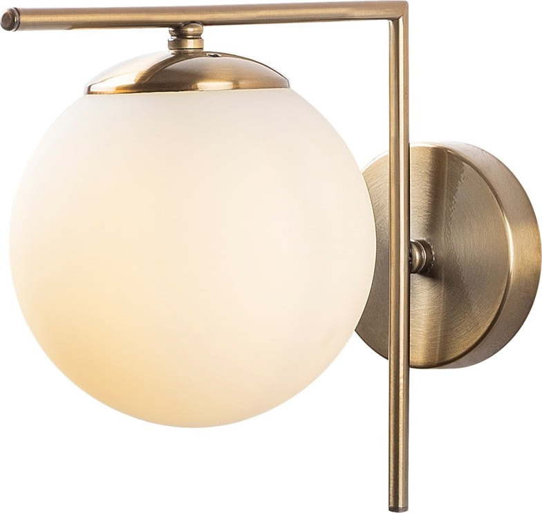 Nástěnné svítidlo v bílo-zlaté barvě ø 15 cm Antique – Opviq lights Opviq lights