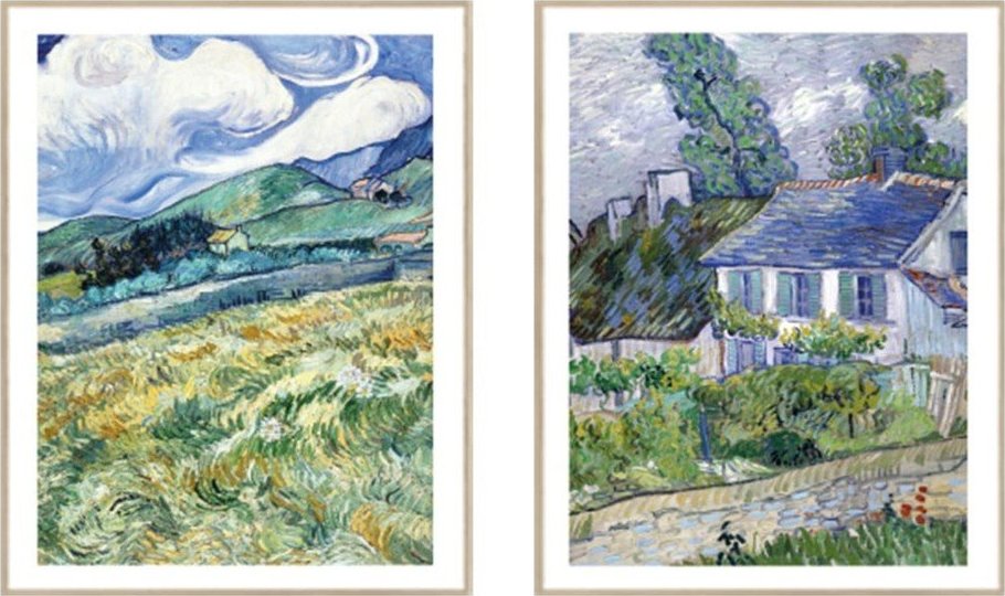 Obrazy v sadě 2 ks - reprodukce 30x40 cm Van Gogh – knor knor