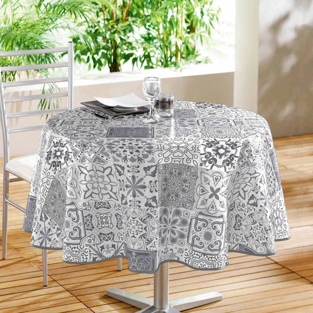 Omyvatelný ubrus z PVC ø 160 cm Persane – douceur d'intérieur Douceur d intérieur