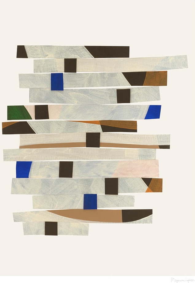 Plakát 50x70 cm Cut up Stripes – The Poster Club The Poster Club