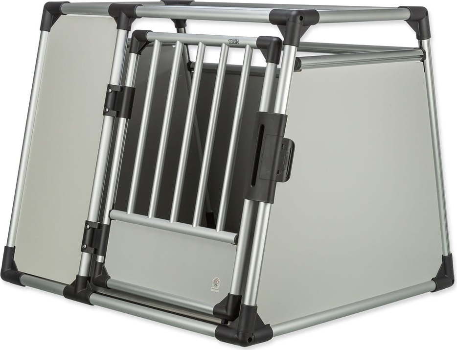 Přepravka pro domácího mazlíčka ve stříbrné barvě 75x94 cm Trixie L–XL – Plaček Pet Products Plaček Pet Products
