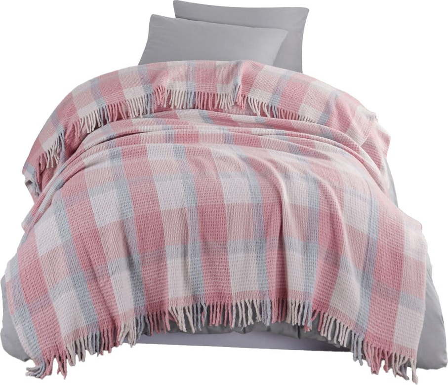 Růžový přehoz 150x200 cm Warm Soft – Mijolnir Mijolnir