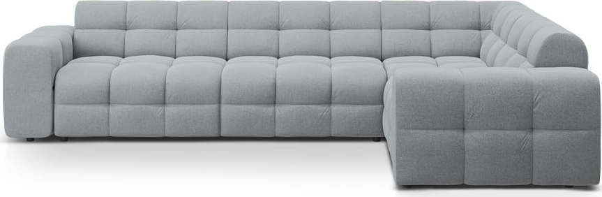 Šedá rohová pohovka (pravý roh/do L) Kendal – Micadoni Micadoni