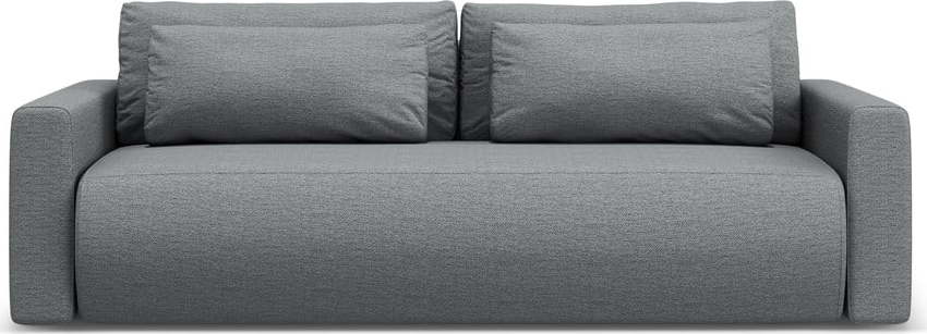 Šedá rozkládací pohovka s úložným prostorem 238 cm Belfast – Cosmopolitan Design Cosmopolitan design