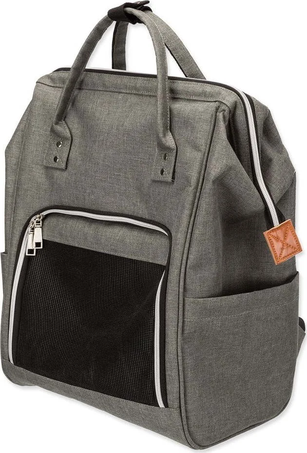 Šedý batoh pro domácího mazlíčka 22x32 cm Trixie Ava – Plaček Pet Products