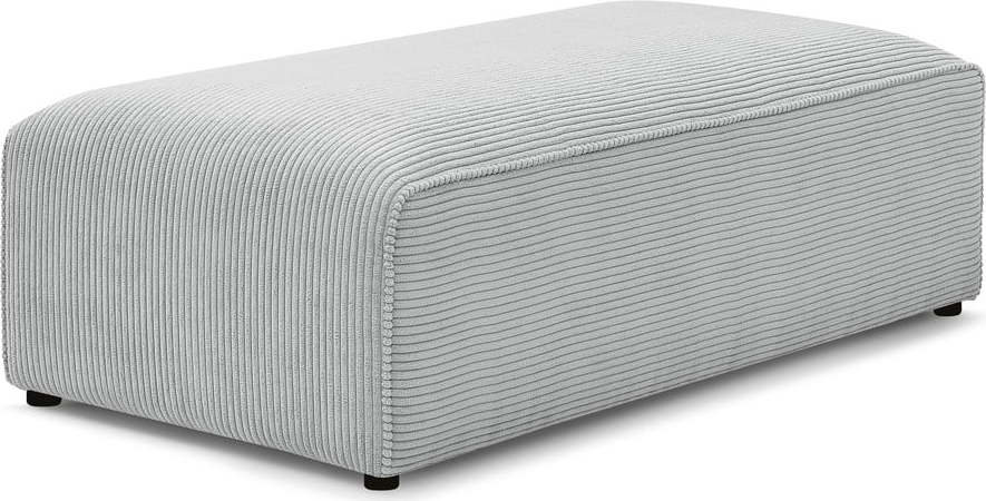 Světle šedá manšestrová modulární podnožka Megeve – Bobochic Paris Bobochic Paris