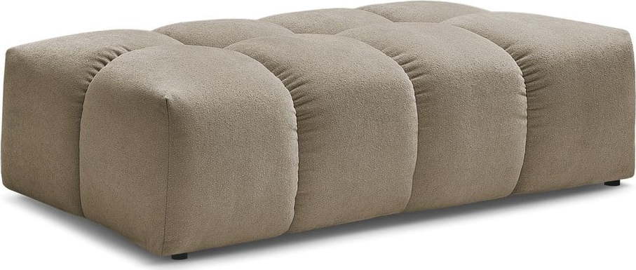 Taupe podnožka z textilie bouclé Everest – Bobochic Paris Bobochic Paris