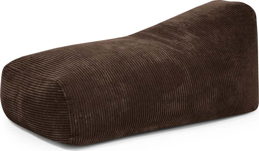 Tmavě hnědý manšestrový sedací vak Snug 130 – SLOWDOWN SLOWDOWN
