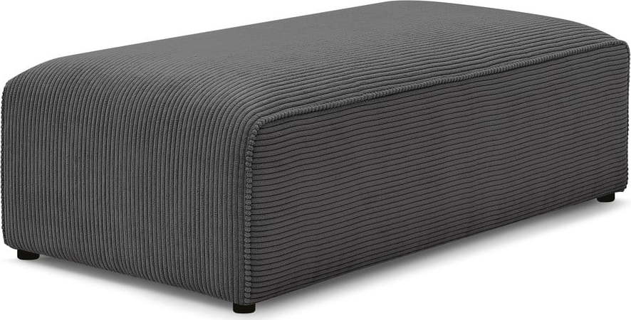 Tmavě šedá manšestrová modulární podnožka Megeve – Bobochic Paris Bobochic Paris