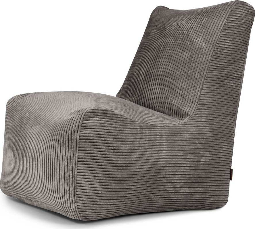 Tmavě šedý manšestrový sedací vak Seat Lounge – SLOWDOWN SLOWDOWN