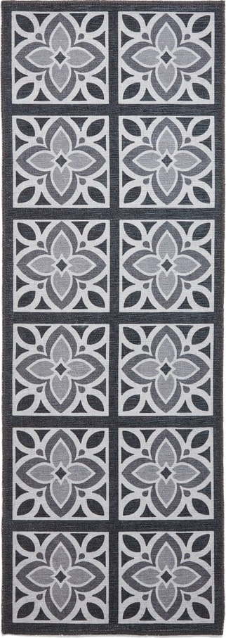 Tmavě šedý pratelný běhoun 61x170 cm Victoria Grey – Think Rugs Think Rugs