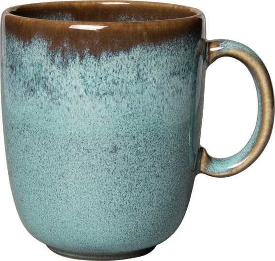 Tyrkysovo-hnědý kameninový hrnek Villeroy & Boch Like Lave