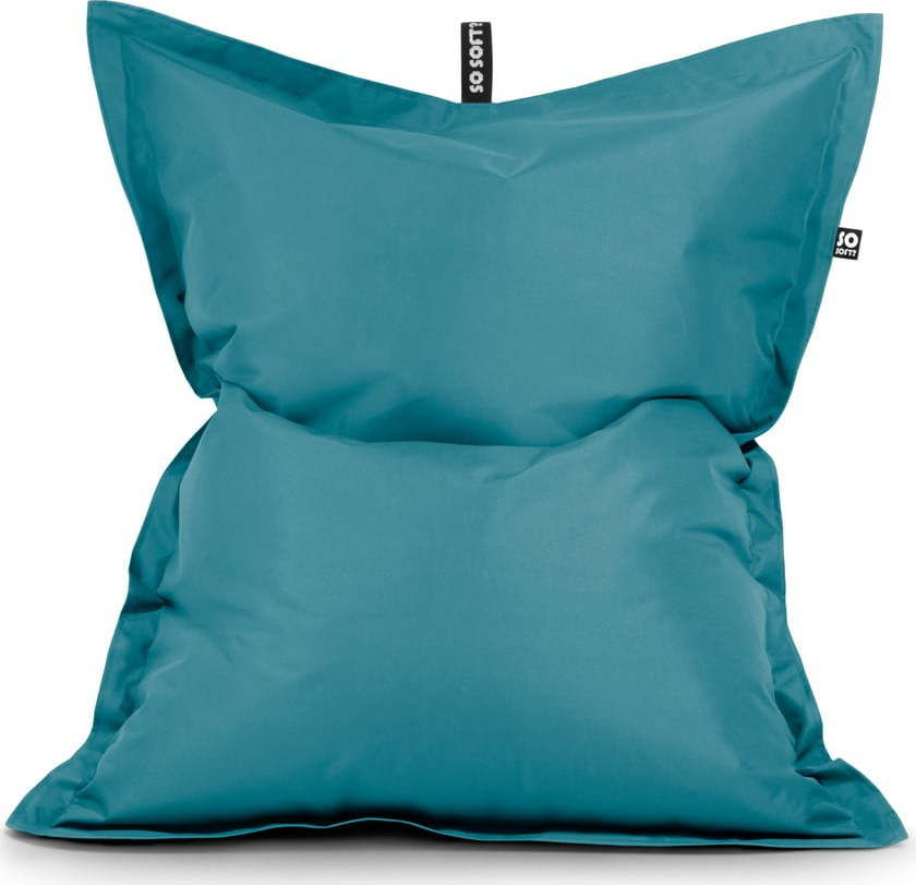 Tyrkysový dětský sedací vak Pad M – So Soft? So Soft?