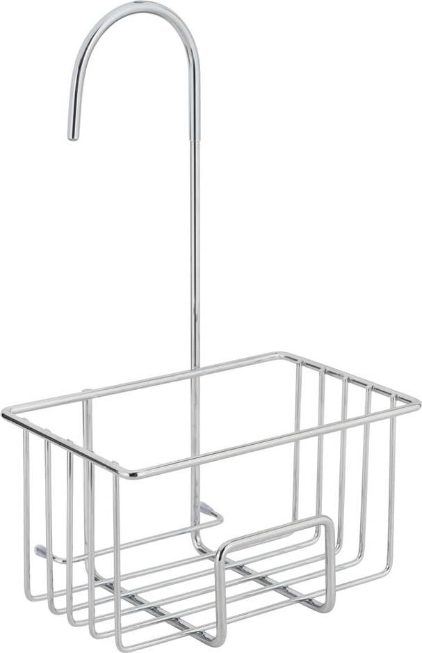 Závěsná koupelnová polička z nerezové oceli v leskle stříbrné barvě Milito – Wenko WENKO