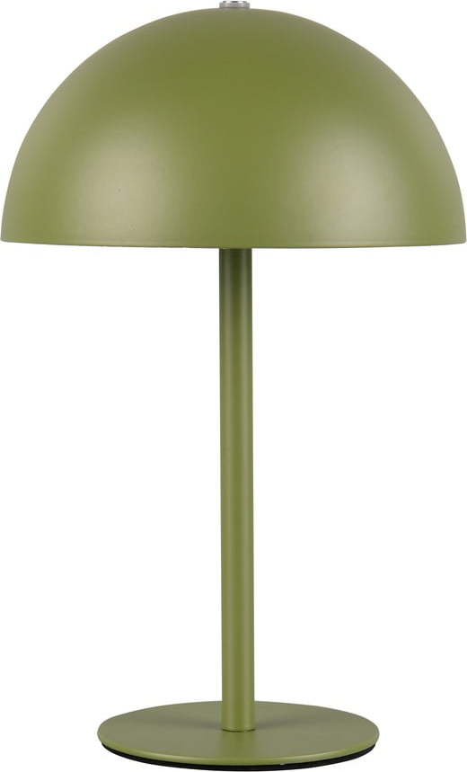Zelená LED stolní lampa s kovovým stínidlem (výška 21 cm) Munoz – Trio TRIO