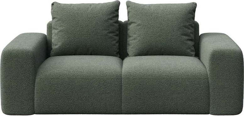 Zelená pohovka z textilie bouclé 212 cm Monce – Rodier Rodier